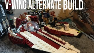 Lego star wars Obi wan‘s starfighter V-wing alternate build!