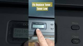 Fix Replace Toner and Toner Low Brother L2520D