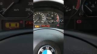 Bmw e46 320d m47 first start after 3 weeks (Cold start)