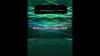 MagicBarDmx® Barra Mobile Laser 6x1w RGB con Controllo DMX