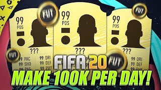 MAKE 100K PER DAY! (FIFA 20 Trading Method)