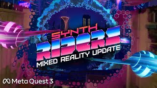 Synth Riders - Meta Quest 3 - Mixed Reality dlc - First Look