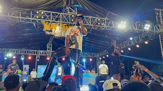 E L Baby Storms Accra Mall with a Massive performance to make history with Young & Free Music Festiv