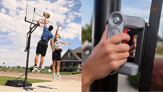 🏀Best Portable Basketball Hoop w/ Adjustable Height 2023 👍 Top 5 Portable Basketball Hoops Review