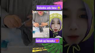 balonku ada lima // inilah yang kusuka ⁉️warnanya cantik kan ❤️ #shorts #viral