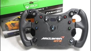 Unboxing one of our items we sell on BlueBuyz.com Fanatec CSL Elite McLaren GT3 Steering Wheel