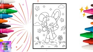 Hoppy Hopscotch From Smiling Critters Coloring Pages #coloring #coloring_pages #critters