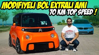 BOL Extralı Citroen Ami / Coilover / Müzik Sistemi / 70 Km Top Speed Yazılımı / Sarj / Art + Eksi