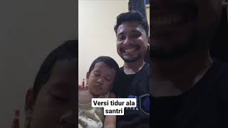 inilah tidur versi anak pondok #video #trending #baby