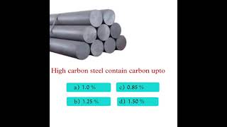 High carbon steel contain carbon upto |