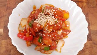 🌭Stir-fried Sausages and Vegetables, sausage yachae bokkeum