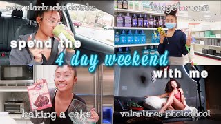 VLOG | Spend a 4 Day Weekend With Me | Photoshoot, Errands, Baking | DAVINE RILEY