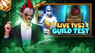 HARDEST GUILD TEST FF | FREE FIRE LIVE CUSTOM ROOM GIVEAWAY | FF LIVE TEAM CODE GIVEAWAY | FF LIVE