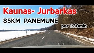 Kelionė PANEMUNE: Kaunas-Jurbarkas per 1:30min!