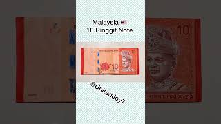 Malaysia 🇲🇾 10 Ringgit Note | Malaysia Currency Bills || United Joy