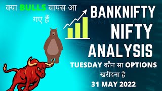 Bank Nifty Chart Analysis for Tomorrow 31 May : Nifty Prediction 31 May