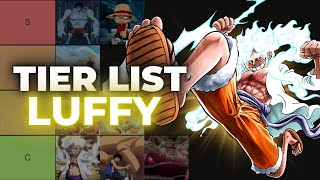 TIER LIST DE TODAS AS FORMAS DO LUFFY!