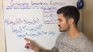 Condensing Logarithmic Expressions