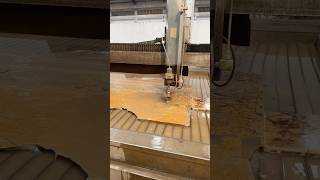 Use CNC water jet curving machine to craft stunning stone features for a client’s new private villa