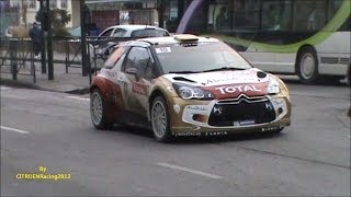 D SORDO - C DEL BARRIO DS3 WRC liaison routier Rallye Monte CARLO WRC [HD]