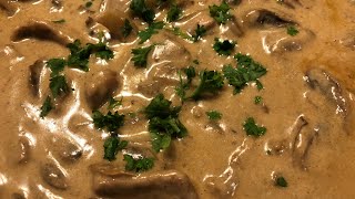 Creamy Pork Stroganoff