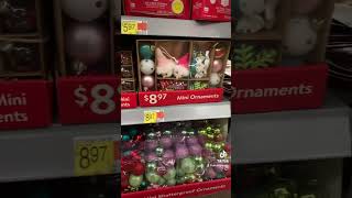 Walmart Christmas Mini Ornaments | Alesha Pendry #christmas #christmasdecor