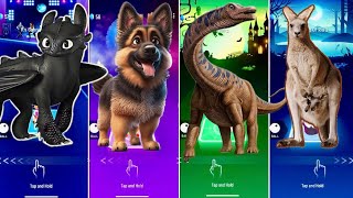 🦖 How to Your Dragon vs Deutsch Dog vs Good Dinosaur vs Funny Kangaroo | Coffin Dance 🪩