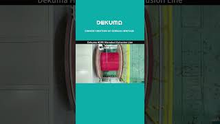 Dekuma HDPE Microduct Extrusion Line with fastest pipe winding device