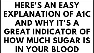 DR LOOMIS TELLS US THE ONE TRUE TEST YOU NEED TO MEASURE BLOOD SUGAR