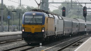 [UNIEK] NSI 193 939 + Witte NSI 193 met een omgeleide Nightjet komt door Geldermalsen!