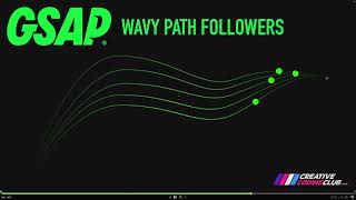 SVG Wavy Path Followers with GSAP and MotionPath Plugin