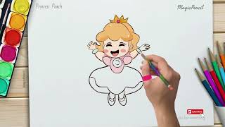 Learn to Draw Princess Peach: Easy and Fun Tutorial for Kids