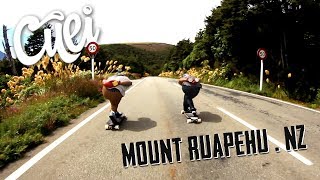 Mount Ruapehu Longboard Downhill Skate - Thiago Lessa vs. Douglas Dalua