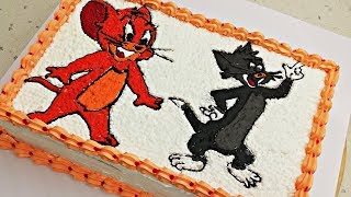 How to Make a Beautiful Tom and Jerry Cake - Tom ve Jerry Pasta Nasıl Yapılır