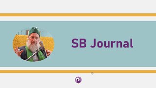 Sheikh B JOURNAL 30 (ENG) "BRING THE AR RAHMAN AR RAHIM PRINCIPLE INTO YOUR LIFE".