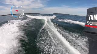 90hp Yamaha 2 Stroke Launch to 30knots