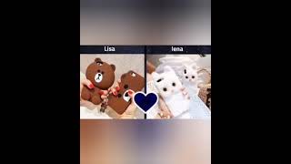 Lisa Or Lena 😍? #shorts #tiktok #short