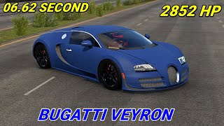 BUGATTI VEYRON DRAG TUNE || 2852 HP 3218 NM || CAR PARKING MULTIPLAYER 2