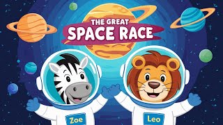 The Great Space Race. Animated Story for Kids