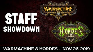 Staff Showdown - WARMACHINE Oblivion Campaign (Crosse 2 v Sorscha 1)