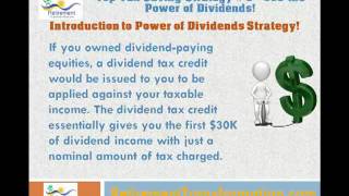 The Power of Dividends and Financial Revolution of DRIP - Tax Saving Strategy # 5 for Retirement !