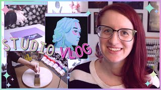 Prepping a Painting, Gouache Swatching, & More ✦ ART VLOG