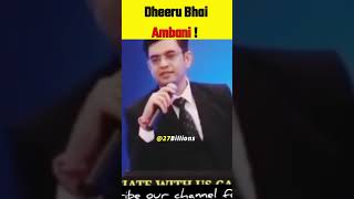 Attitude of Dheeru Bhai Ambani 🔥🔥🤑! By Sonu Sharm #shorts #sonusharma Sonu Sharma status