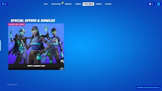 FORTNITE MINTY LEGENDS PACK ITEMSHOP SHOWCASE.