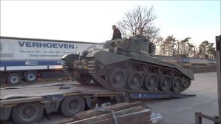 1944 Tank A34 Comet mk1A T335227 loading for the Inter Classics event