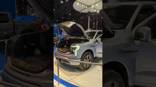 POV: Chicago Auto Show 2022 Ford F150 Lightning LARIAT Walk-around #shorts