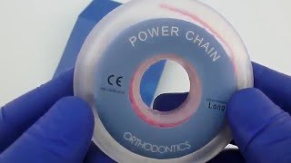 ortho power chain POWER CHAINS EASYINSMILE NEW DENTAL ORTHODONTIC SPOOL ELASTIC RUBBER BAND POWER CH