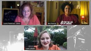 CFAA FILM TALK with Leah Latham and Bex Francis