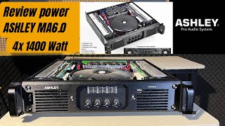 New POWER ASHLEY MA6.0 4x1400 wat