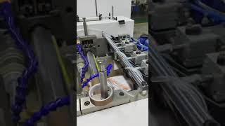 Double line V bottom paper bag machine